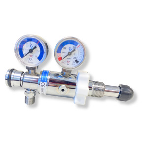 Manorreductor Caudalimetro Oxigeno Bombona I M22m Manorreductor Espiga Larga